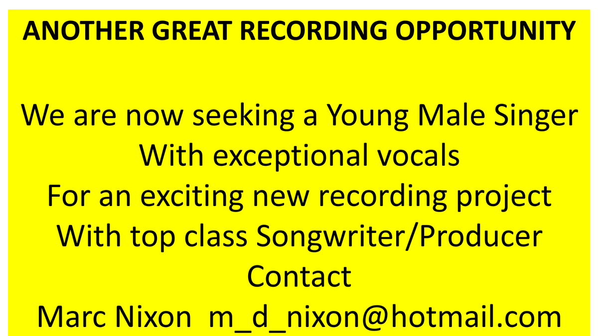 Marc Nixon Talent/Artist/Music Manager tweet media