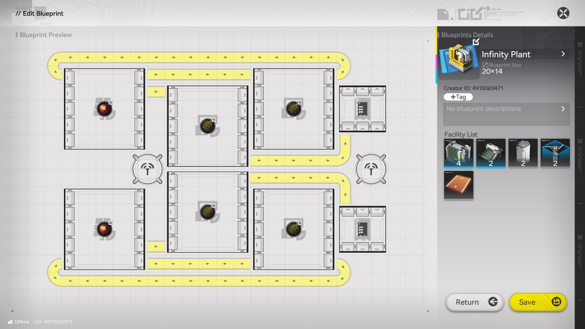 Ninjago9101's tweet photo. Infinity Plant factory use this blueprint if you want to make infinite plants.

Asia: 491508471

Credit @Naruvt0

#ArknightsEndfield https://t.co/A2JgqfcRuj