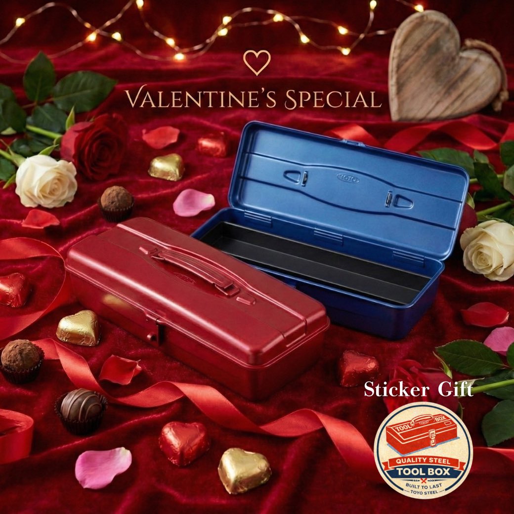 VALENTINE SPECIAL🎁

生産終了となったプレミアモデルを
数量限定でご用意しました。

今だけ、オリジナルステッカー付き。
なくなり次第終了です。

toyosteel.jp/pages/valentin…