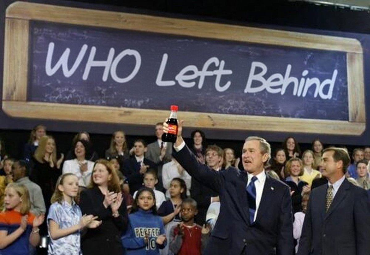 WHO got left behind by the US?