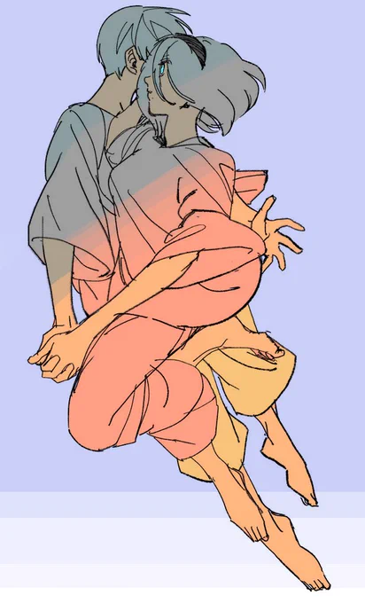 別所で描いた絵