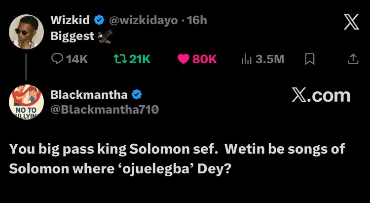 Damianhomie's tweet photo. After Solomon ma him Papa David be next https://t.co/U3XlbmXyJp