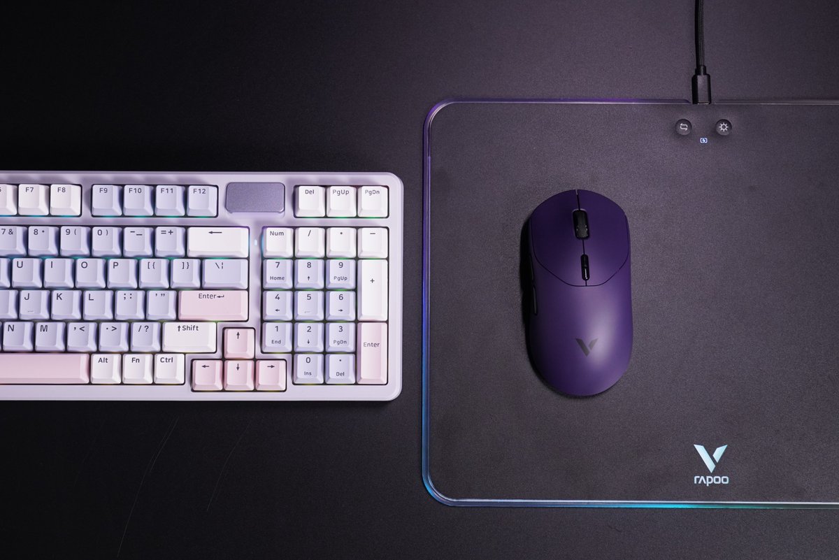 rapoous's tweet photo. Show off your Rapoo setup! ๐ฅ
Pick your favorite and see if your desk vibes match. ๐จ
#VT2MAX #RapooGaming #GamingMouse #FPSGaming #DeskSetup https://t.co/xWK5NDXiCz