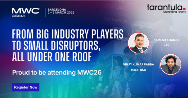 TarantulaGlobal's tweet photo. Our CEO, Ramesh Khanna and Head of R&amp;D, Vinay Kumar Pabba will be engaging with clients, partners and industry leaders to exchange perspectives.
If you're joining too, feel free to DM us to connect.
#MWC2026 #TelecomTransformation #FutureOfTelecom https://t.co/xEpTOvOOKm