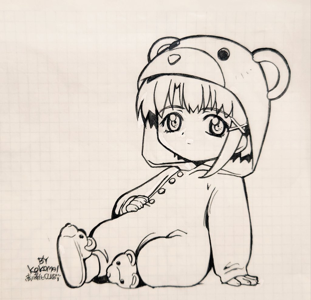 岩倉玲音 「岩倉玲音さん ファンアート 定期リサイクル ねんどろ買おうか悩み中」|ここまひ（赤い靴CLUB)のイラスト