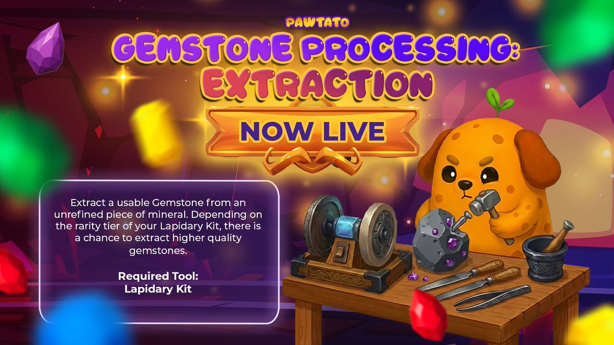 𝗚𝗲𝗺 𝗣𝗿𝗼𝗰𝗲𝘀𝘀𝗶𝗻𝗴: 𝗘𝘅𝘁𝗿𝗮𝗰𝘁𝗶𝗼𝗻 𝗡𝗢𝗪 𝗟𝗜𝗩𝗘! 💎

𝗘𝘅𝘁𝗿𝗮𝗰𝘁𝗶𝗼𝗻 is the art of refining raw Gemstones with a Lapidary Kit. Through careful cuts and measured pressure, a raw stone may reveal a gem of remarkable clarity.

The outcome is never guaranteed.