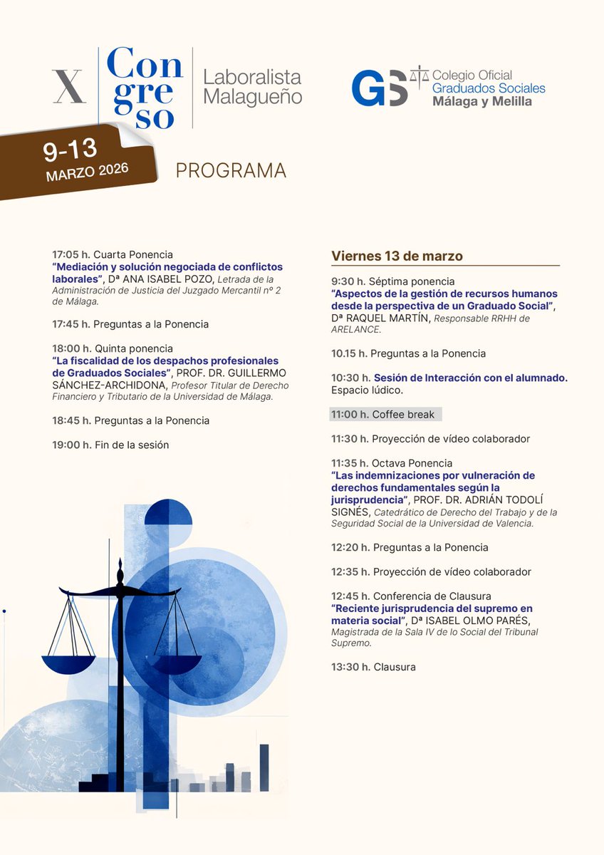 Graduadosocialmalaga tweet media