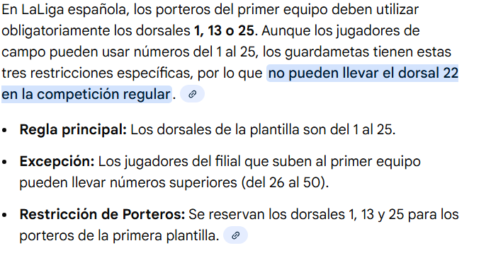 JoseMorenoBalon's tweet image. 🆕Ter Stegen, AHORA MISMO, no puede ser inscrito en el Girona FC.

👉LALIGA no permite a un portero tener un dorsal que no sea 1, 13 o 25. 

‼️Debe de darse la salida de Livakovic (o una cesión de Vlady) para que pueda entrar en la convocatoria.

Lo veremos el Lunes en Montilivi?