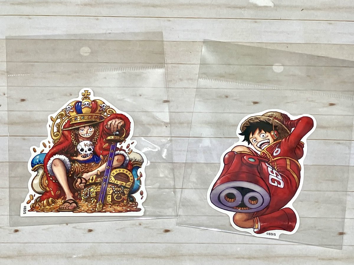 再入荷】原画商品 『ONE PIECE』ダイカットステッカー 各種 550円(税込