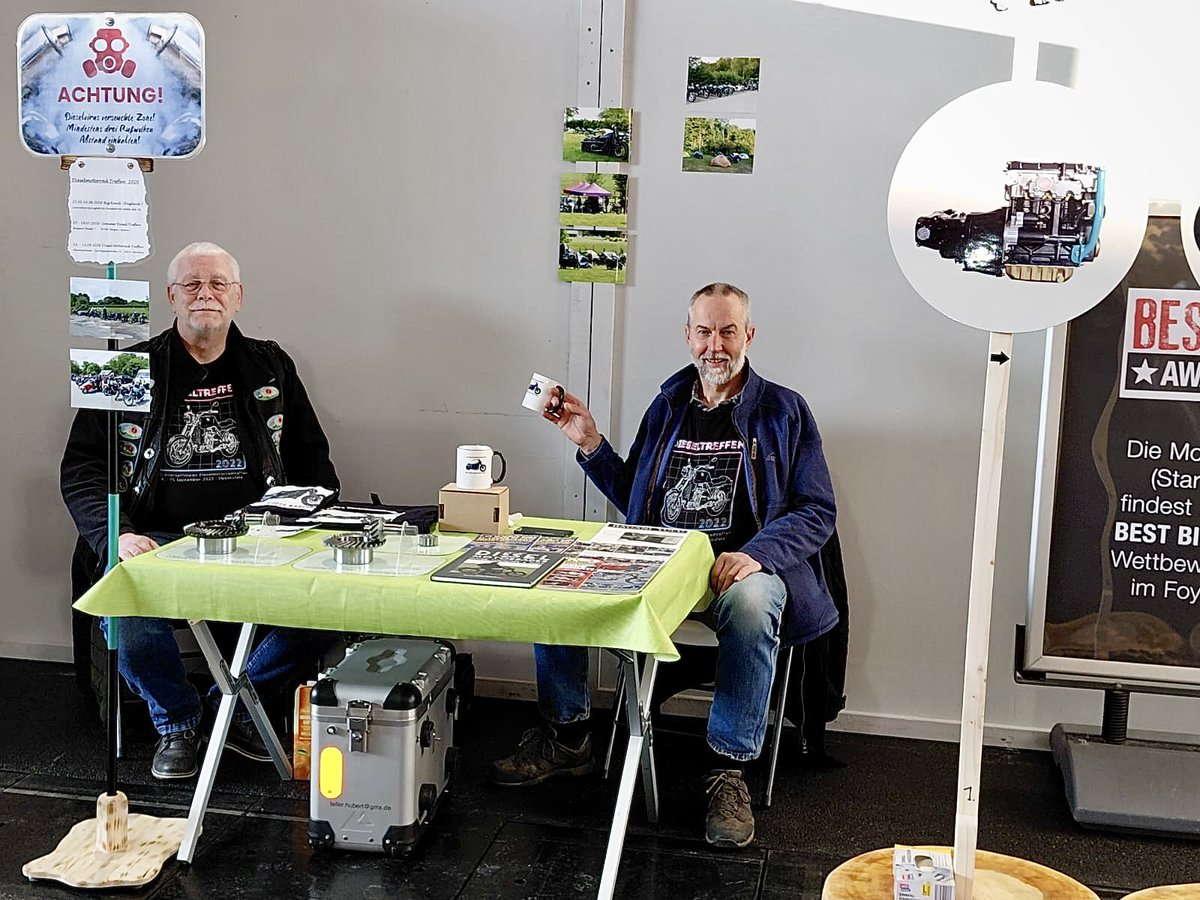Good to see this happening in Europe! January 24-25, 2026:
#Motorcycle #show in #Friedrichshafen (Lake Constance). Hubert will be exhibiting his Modite 2/3 there. #diesel #dieselmotorcycle #dieselmotrrad