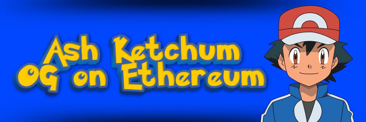 iamASHCoin's tweet photo. New Banner #AshKetchum #Pikachu #Pokemon https://t.co/tJMImIfjjy