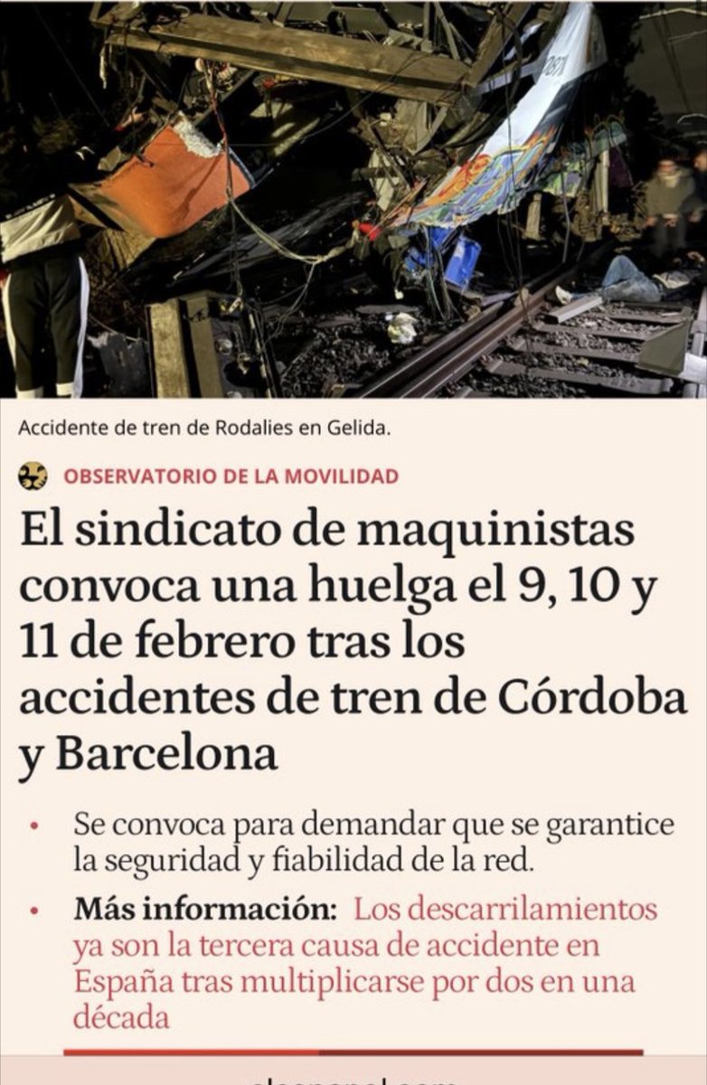 LMPardoAbogado's tweet image. A favor o en contra de la huelga de Maquinistas de Renfe.

Quiero conocer vuestra opinión.