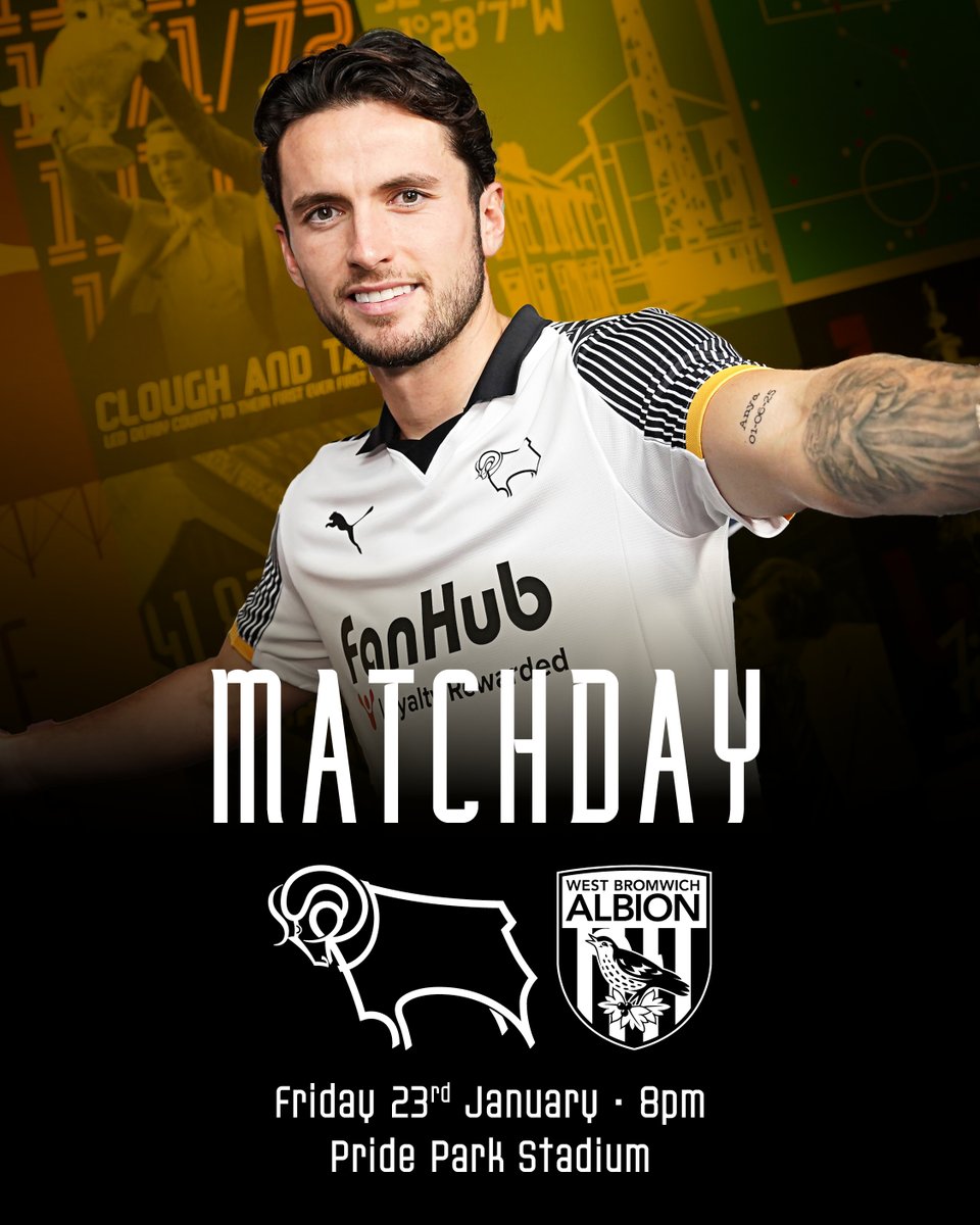 dcfcofficial's tweet image. All set for Friday night football under the Pride Park lights. 🔦⚽️