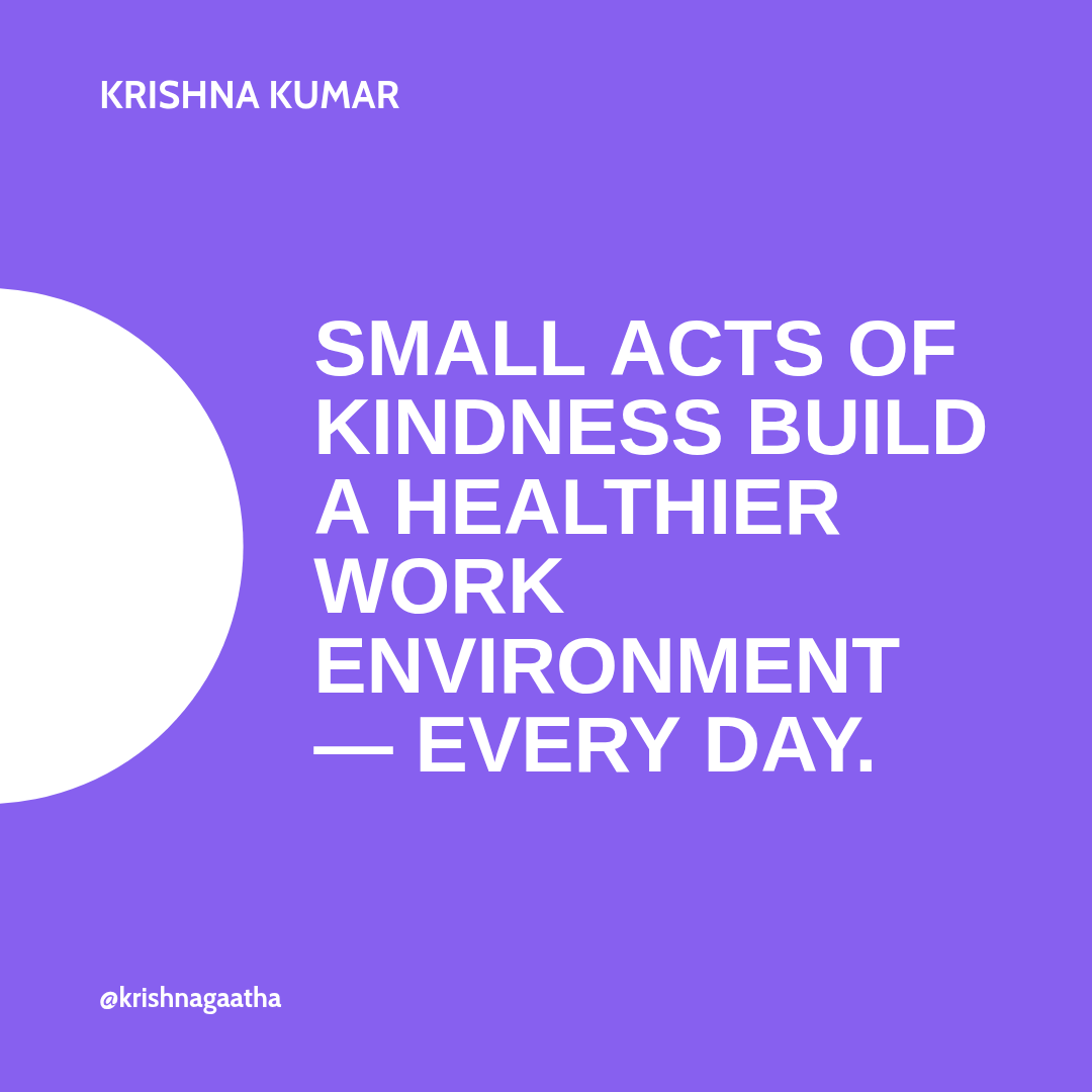 krishnagaatha's tweet photo. #mentalhealth #healthcare #workplacewellness #burnoutprevention #kindnessatwork #employeewellbeing https://t.co/einRVhMNJ6