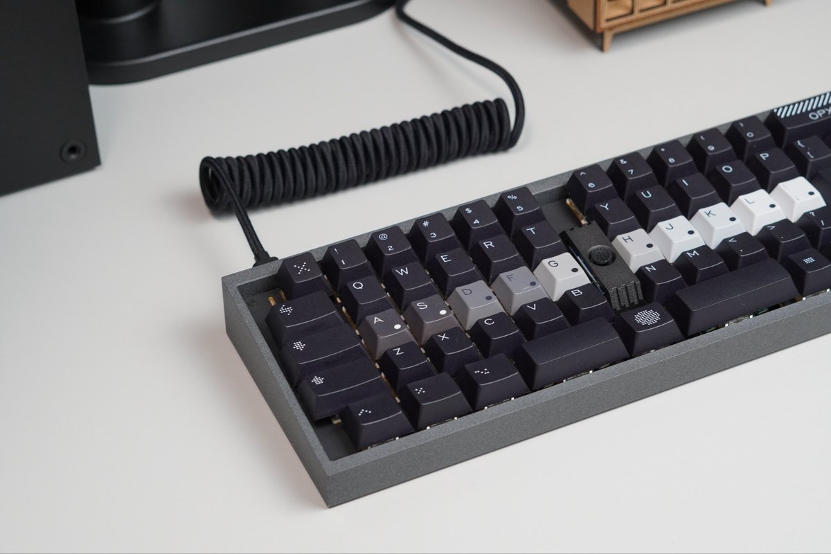 OLSK60v2+Tofu60 Redux Case E-coating Meteorite Gray @techmech_