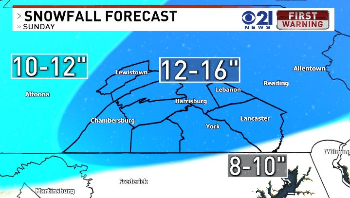 It's "GAME ON" for Sunday. local21news.com/weather