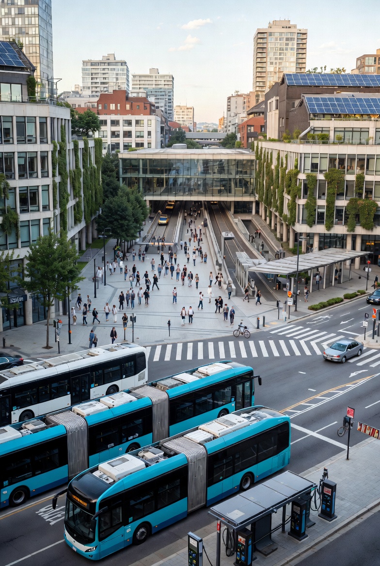 SatlokChannel's tweet image. 5/10
Public transport upgrades are essential.
Electric buses, metro expansions, and shared mobility systems reduce emissions while keeping cities accessible and efficient. #PublicTransport #GreenMobility