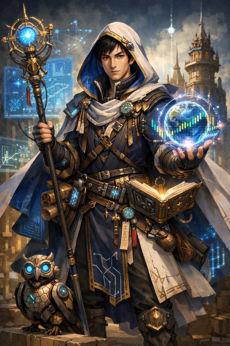 mkirisNEST's tweet image. 職業：テクノセージ（技術賢者／戦略魔導士）

理由は次の通りです。

ネットワーク／EA／データ分析／VBA／Python
→ 物理職ではなく「知識・計算・設計」で戦う後衛職

長期生存・事故率最小化・検証重視
→ 瞬間火力型ではなく、継続バフ・環境適応型…