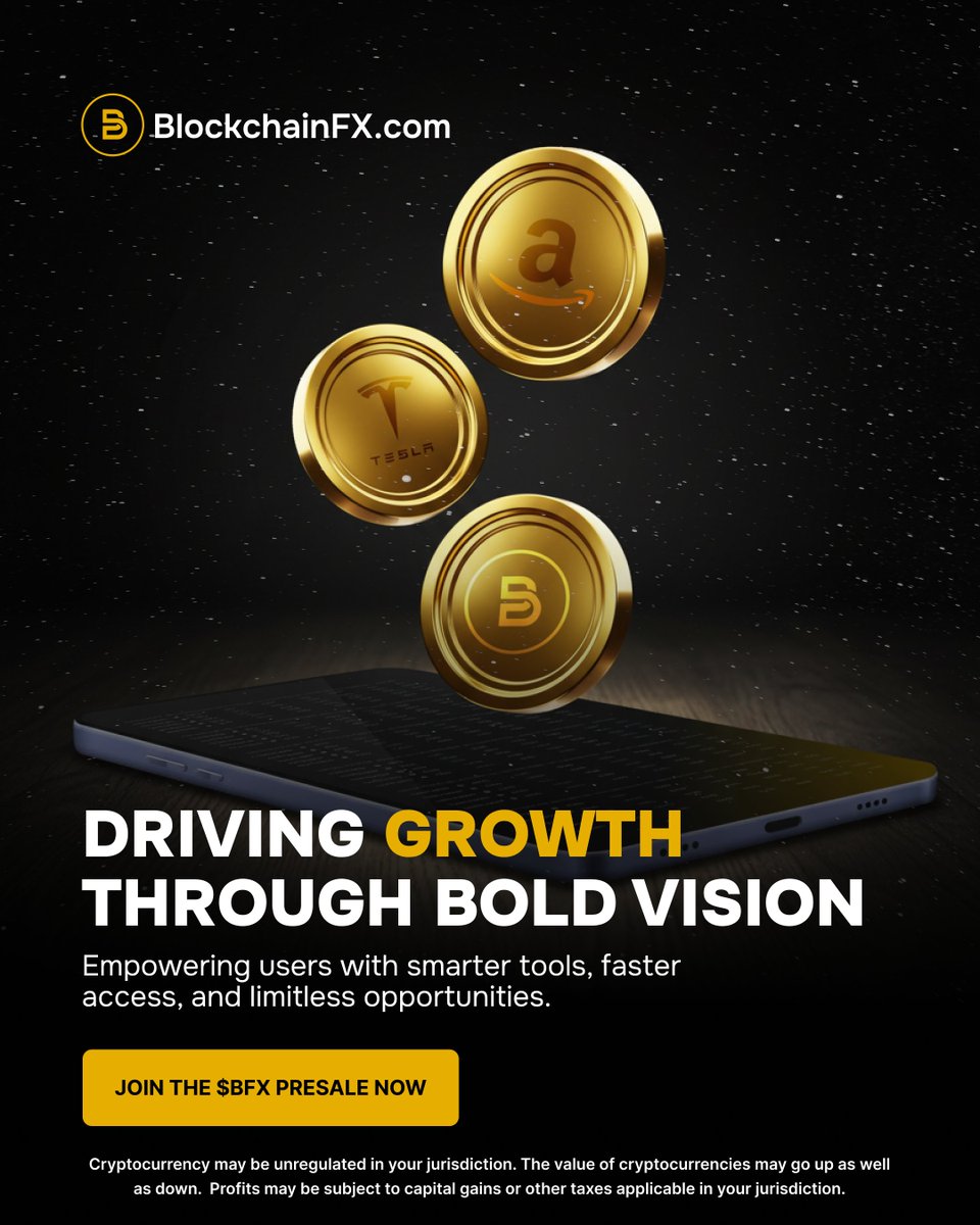 🚀 Empowering growth with bold vision. Smarter tools and faster access to  endless opportunities await. Join the $BFX presale 👉  https://t.co/obxqQkwFJh #Web3 #Crypto #BFX #BlockchainFX #Presale # CryptoCurrency