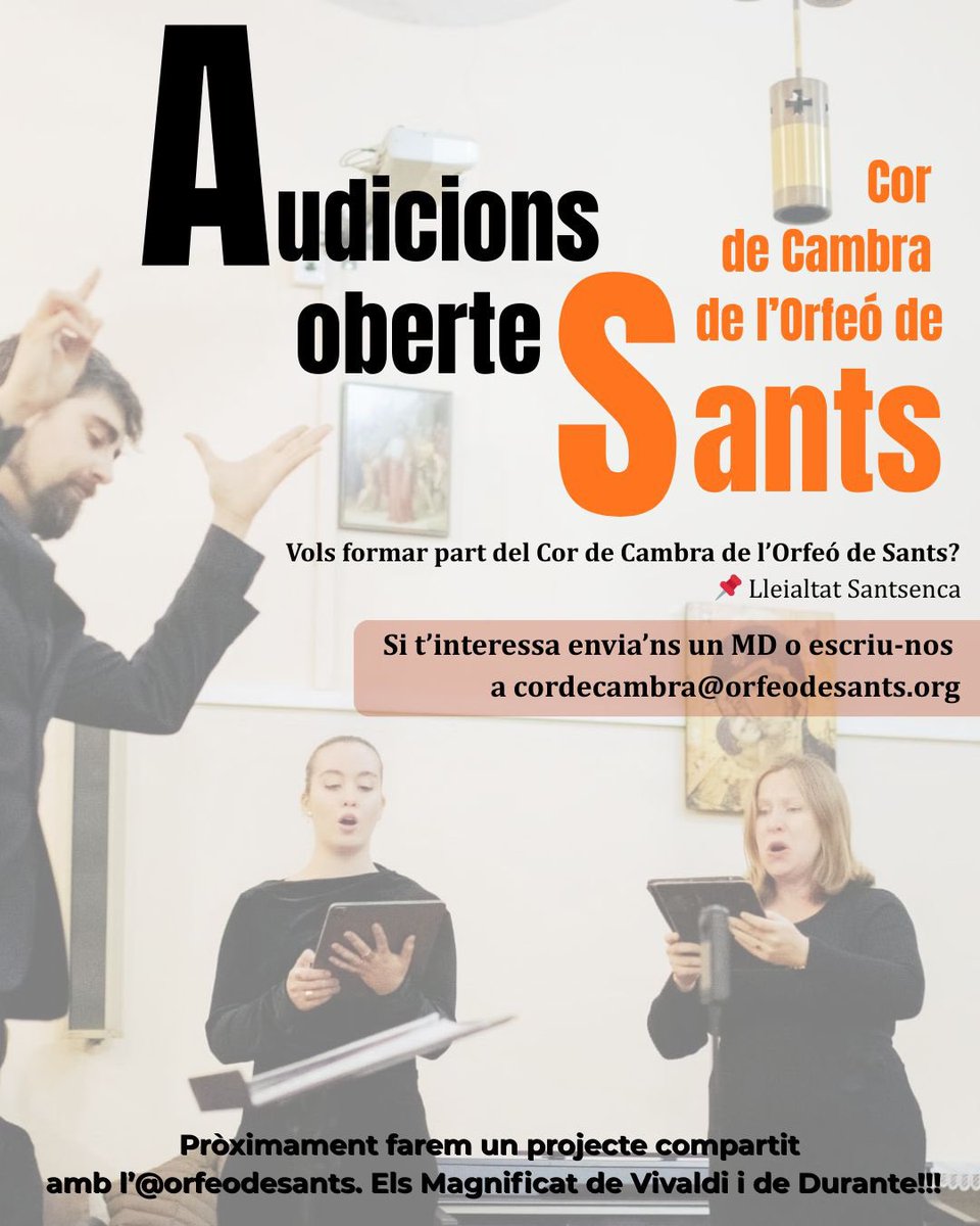 ORFEÓ DE SANTS tweet media