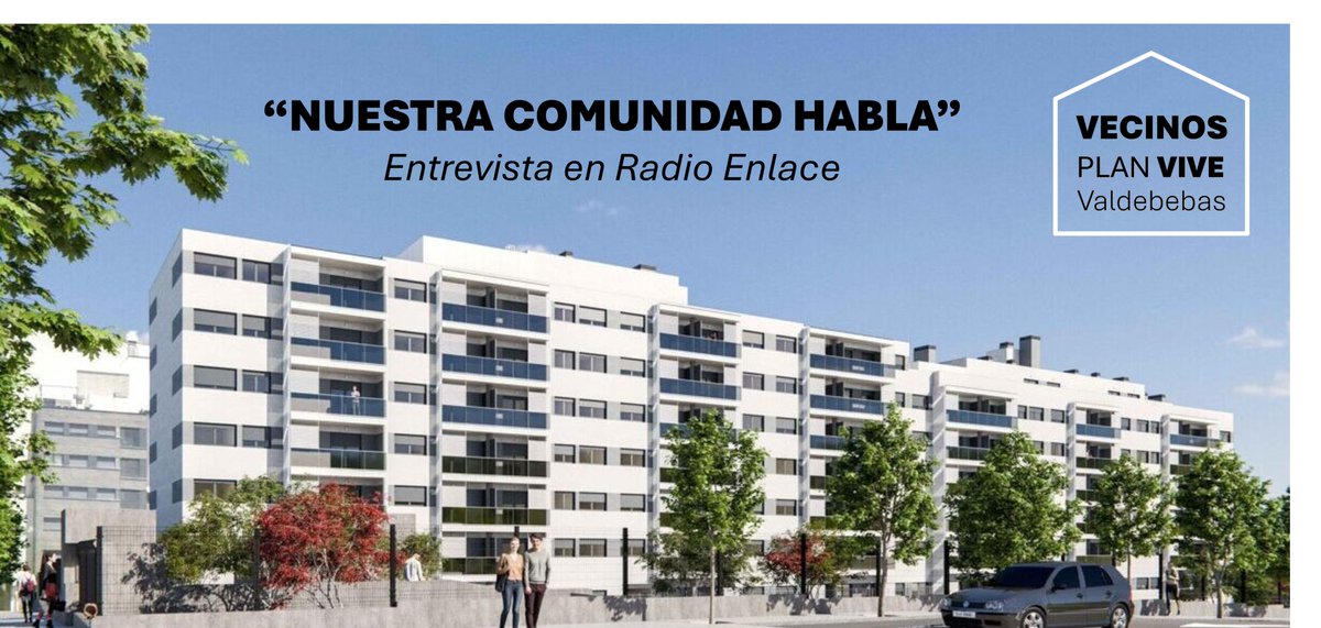 Gracias a <a href="/Radio_Enlace/">Radio Enlace</a> por darnos voz y permitirnos visibilizar la situación de la comunidad de Josefina Aldecoa 58-60. En la entrevista explicamos la deficiente gestión y el recorte en los servicios de mantenimiento de #Avalon <a href="/ComunidadMadrid/">Comunidad de Madrid</a> 
📢go.ivoox.com/rf/167191276
