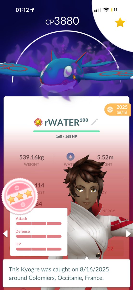 iOscarH's tweet image. Hit Level 70 today! 
86 raids later finally got aShiny Thundurus, plus my second Best Buddy Kyogre.
What a grind. Worth it. 
#PokemonGO #Level70