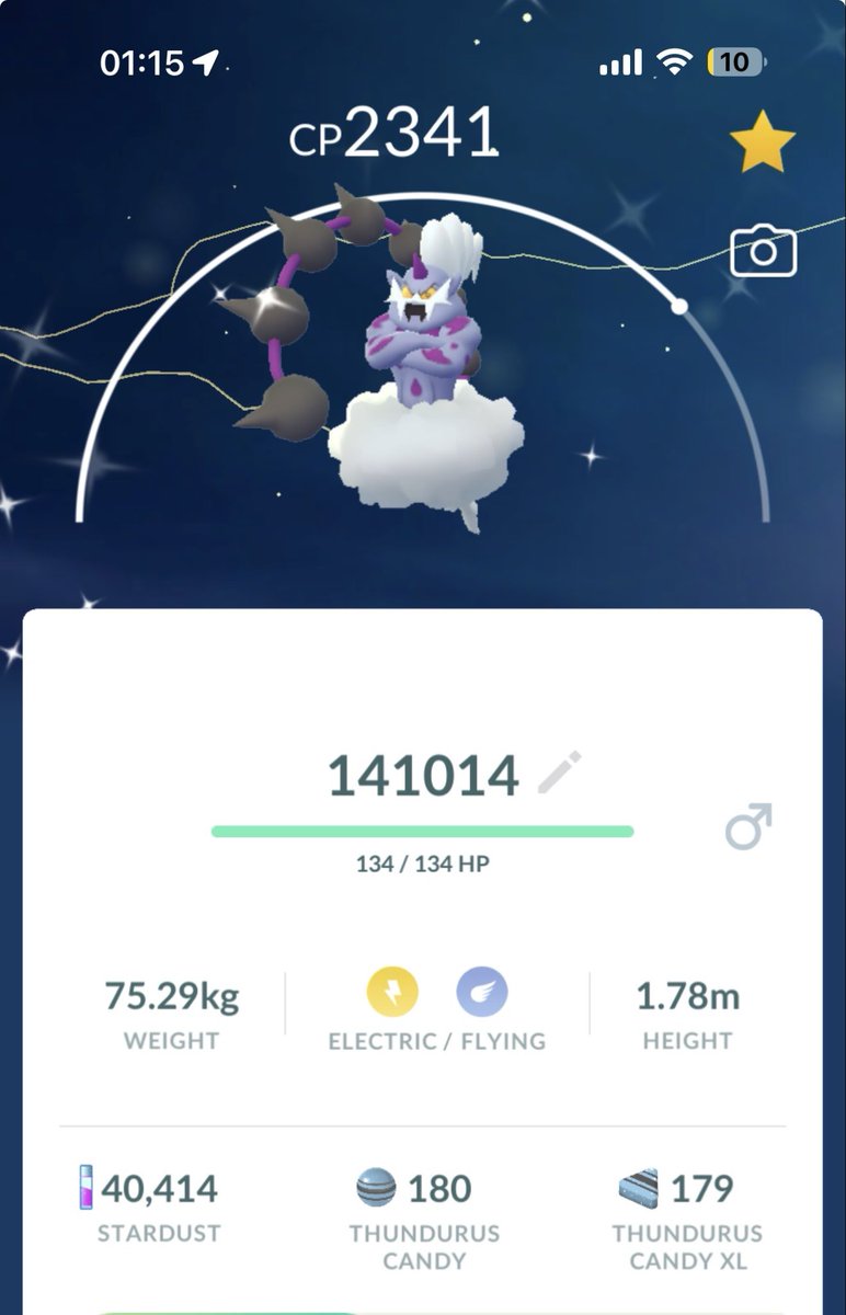iOscarH's tweet image. Hit Level 70 today! 
86 raids later finally got aShiny Thundurus, plus my second Best Buddy Kyogre.
What a grind. Worth it. 
#PokemonGO #Level70