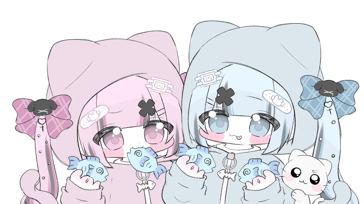 🐟 にゃんにゃんこ！限定 🐟♥ ペア ¥100 └ 早期等は追記に書いてます