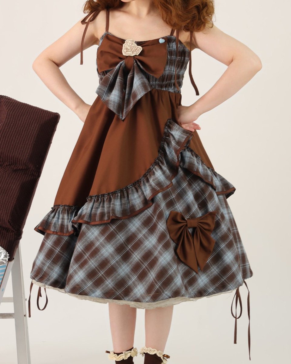 Bear Mint Chocolate トップス・スカート・ジャンパースカート【Cyan