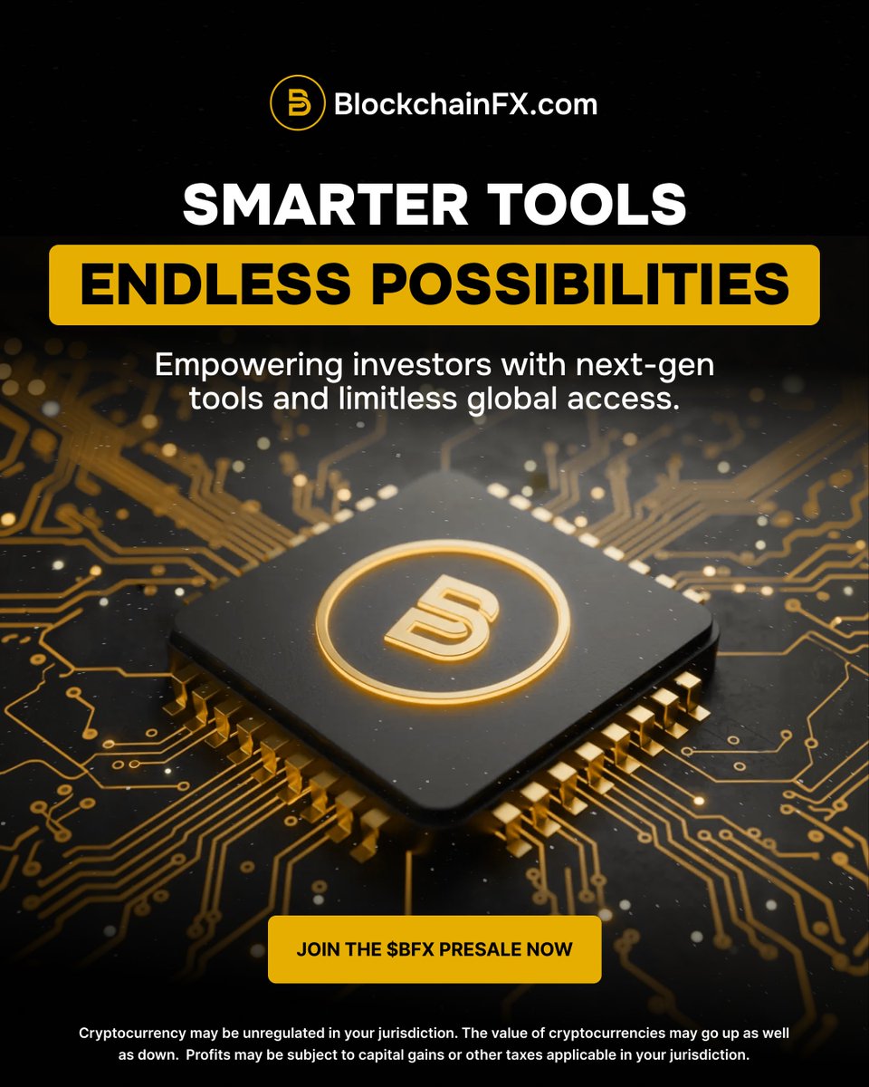 💡 Unleash smarter tools for limitless possibilities. Next-gen tools for  investors, offering global access. Join the $BFX presale 👉  https://t.co/obxqQkxdyP #Web3 #Crypto #BFX #BlockchainFX #Presale # CryptoCurrency