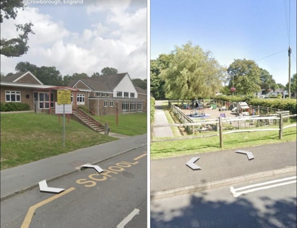 orlaminihane's tweet image. ZERO SAFEGUARDING ‼️OUR CHILDREN ARE IN DANGER ‼️ This primary school is a stone’s throw from Crowborough Migrant Camp where hundreds of MEN are starting to be housed. There are other schools including nurseries a short walk away. The government are literally handing our children…