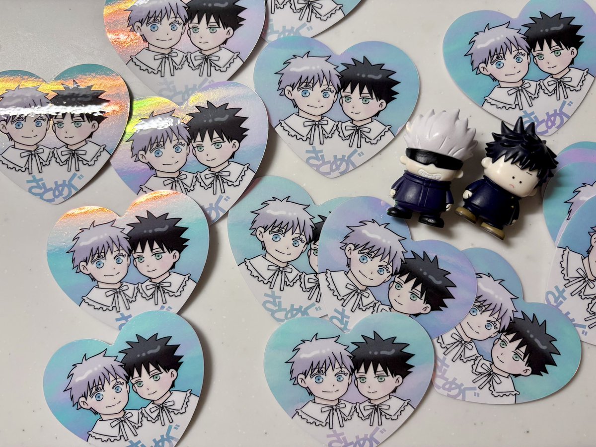 差入れ＆無配の🤍ステッカー届きました！