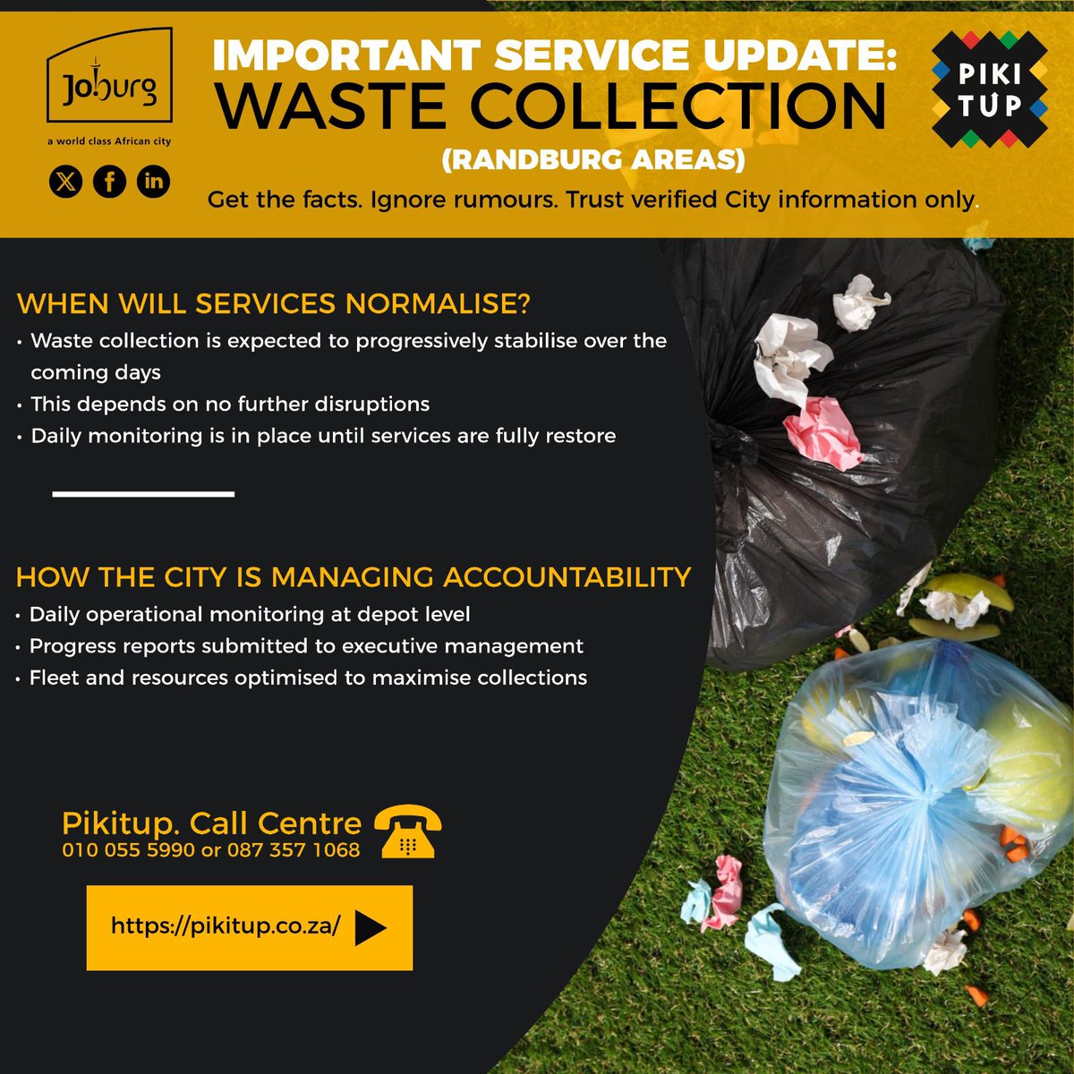 City of Joburg tweet media