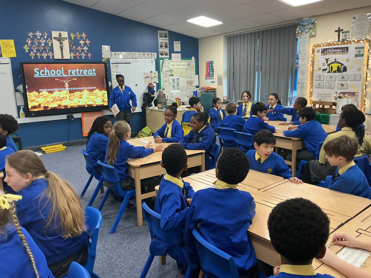 StMaryB17's tweet image. Well done to J for leading a wonderful #houseretreat for St Alphonsa house! We reflected on the Dioscean mission and how we spread hope at St Mary’s! #KS2 @BhamDES