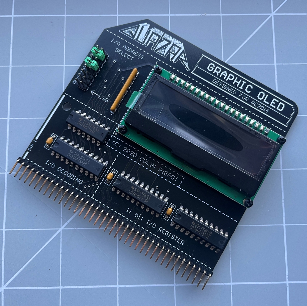 🚨 Back In Stock
OLED Interface for #RC2014 and compatibles - add a 128x32 bitmap OLED display to your setup.

Main website with info/images/video links/purchase:
🌐 2014.samcoupe.com

Also available on Tindie:
🌐 tindie.com/stores/quazar/