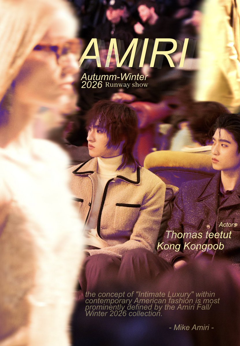 urmystq's tweet image. Intimate Luxury - within contemporary American fashion
                With Thomas and Kong ———

#AMIRIxTHOMASKONG
#thomaskong