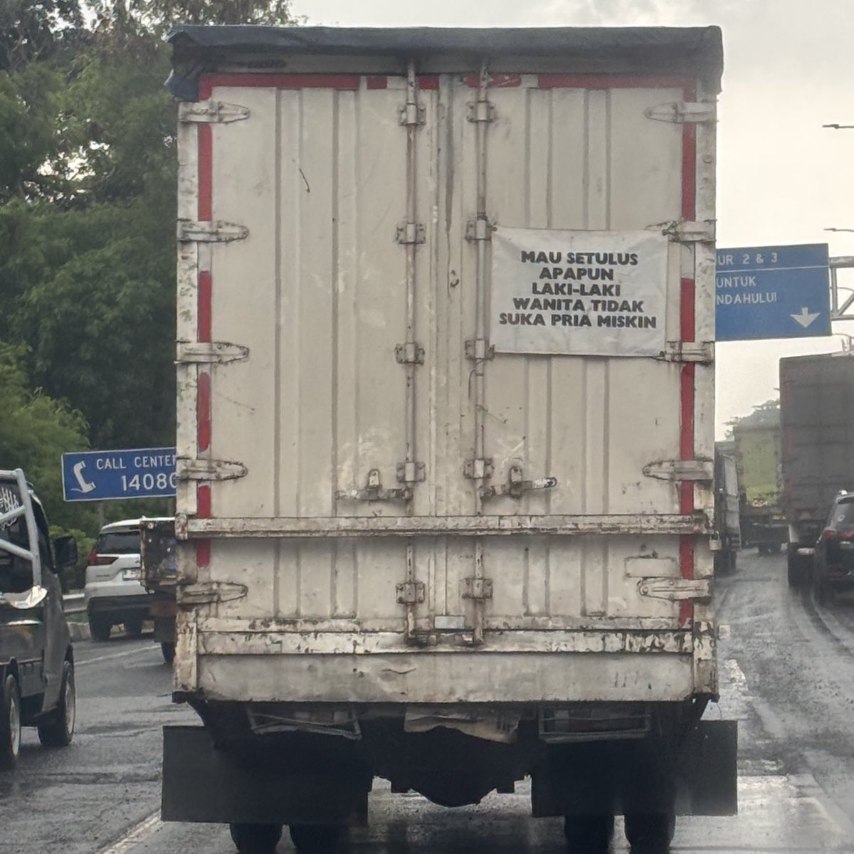 Petuah dari truk hari ini