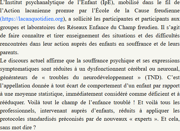 Institut de l'Enfant tweet media