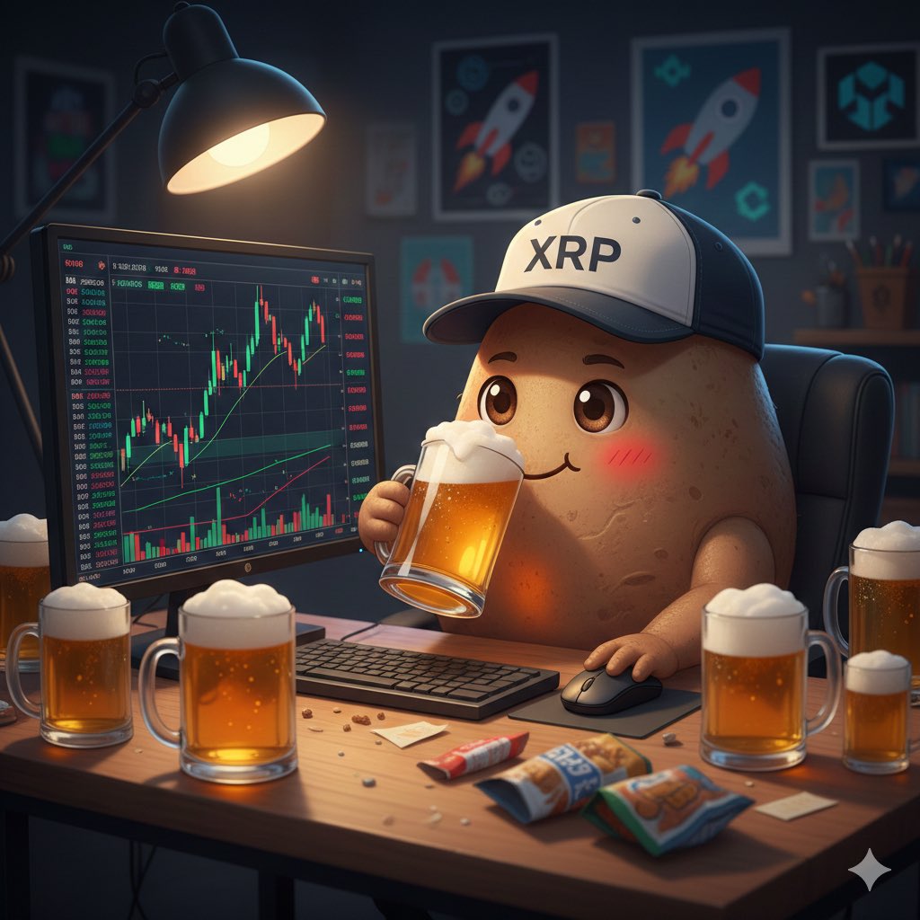 今日も1日お疲れ様でした！ 華金✨️の夜は浴びますよ～ カンパ～～～イ🍻😆 楽しい交流と素敵な御縁を 宜しくお願いします🙇‍♂️ 2026仮想通貨Go！Go！  #リップル #XRP 🚀ビットコイン🚀 イーサリアムーーーン🚀🌕