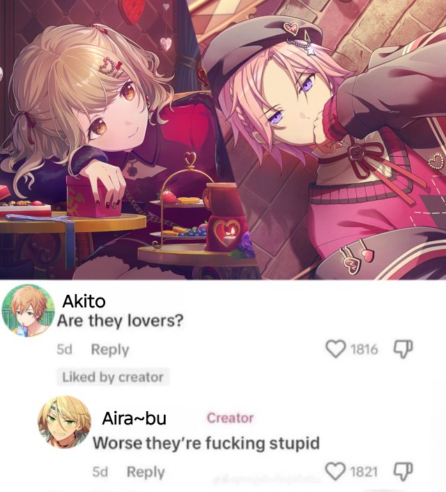 🤍 this is like, Kohakoha and their shippers in a nutshell.