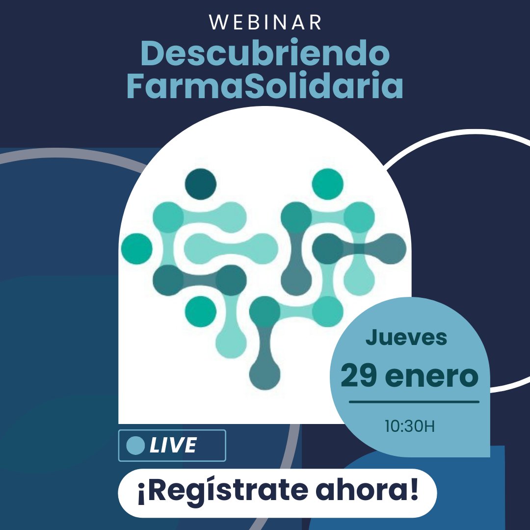 Webinar gratuito: Descubriendo farmaSOLIDARIA
Ayuda desde tu farmacia a personas en situación de vulnerabilidad y facilita el apoyo social que tu barrio necesita
📅 29/01 · 10:30 h · Online
💚 Con farmaSOLIDARIA y Analiza360