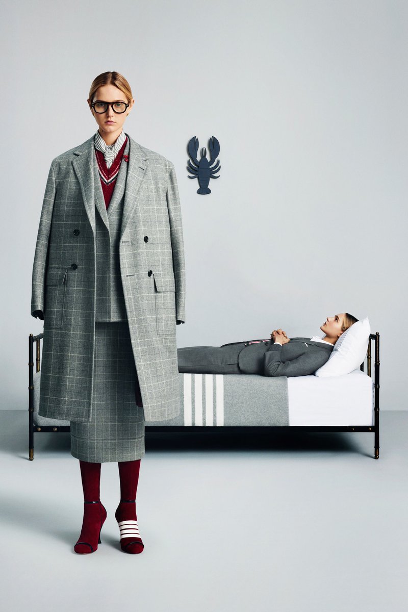 jacquemusx's tweet photo. So quintessentially Thom Browne. https://t.co/G3jr9SGWpL