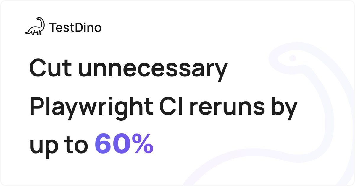 testdinohq's tweet photo. Teams search:

“cross platform POM Playwright”

“desktop vs mobile tests”

“isMobile fixture”

The pain isn’t writing tests. It’s proving if a failure is mobile only or a real regression.

If CI can’t label it, people rerun blindly.

#PlaywrightTesting #TestReporting https://t.co/kWAuSmwcK9