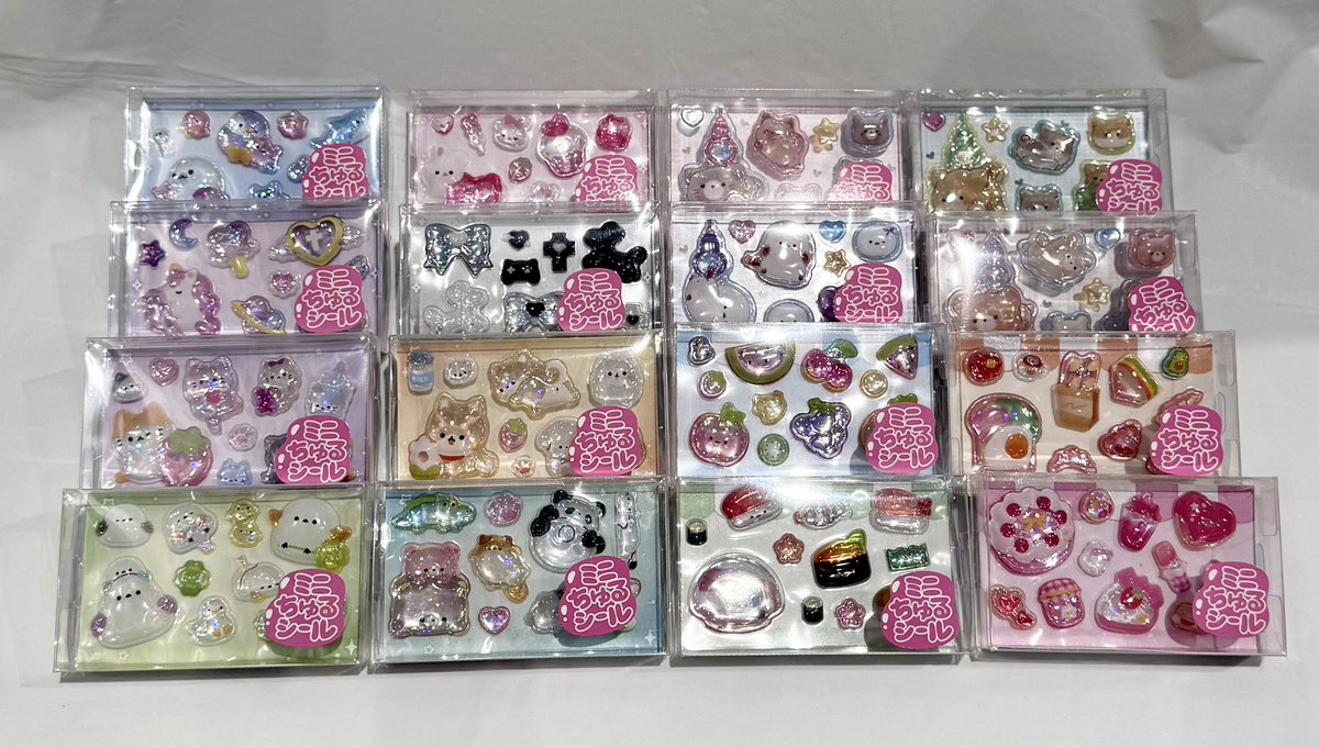 🤍🤍🤍🤍🤍🤍🤍🤍🤍🤍🤍🤍 大人気のキラキラ＆ぷっくりシール 🫧うる