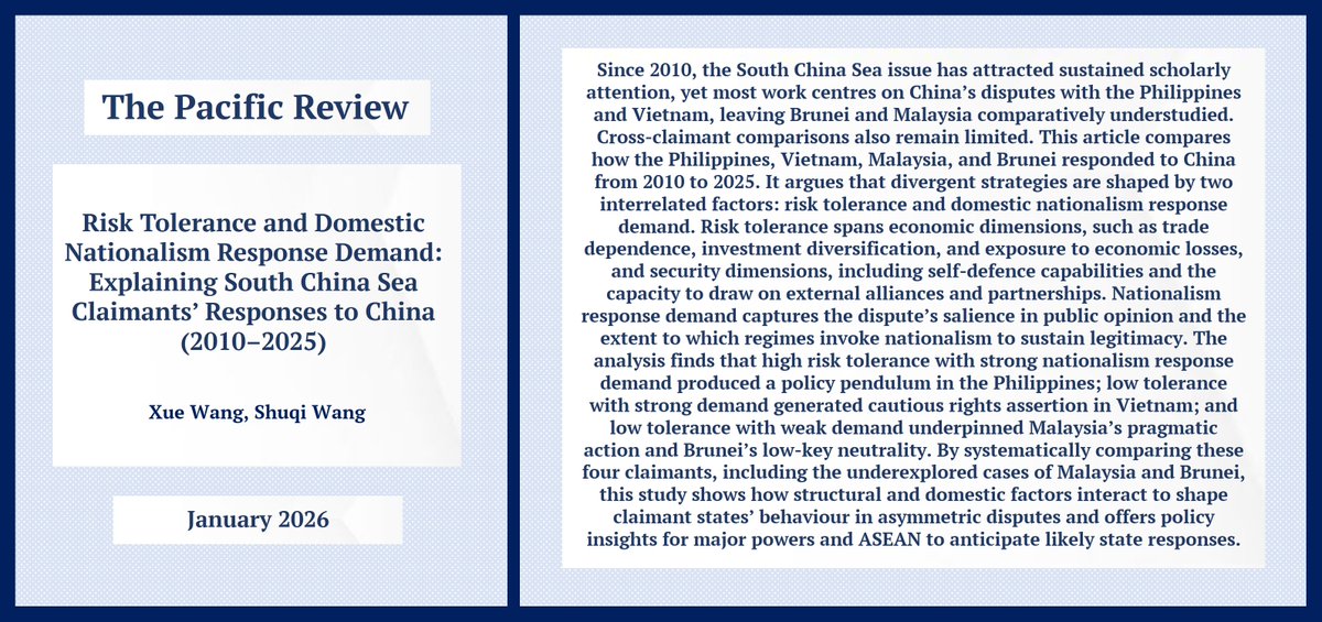 The Pacific Review tweet media