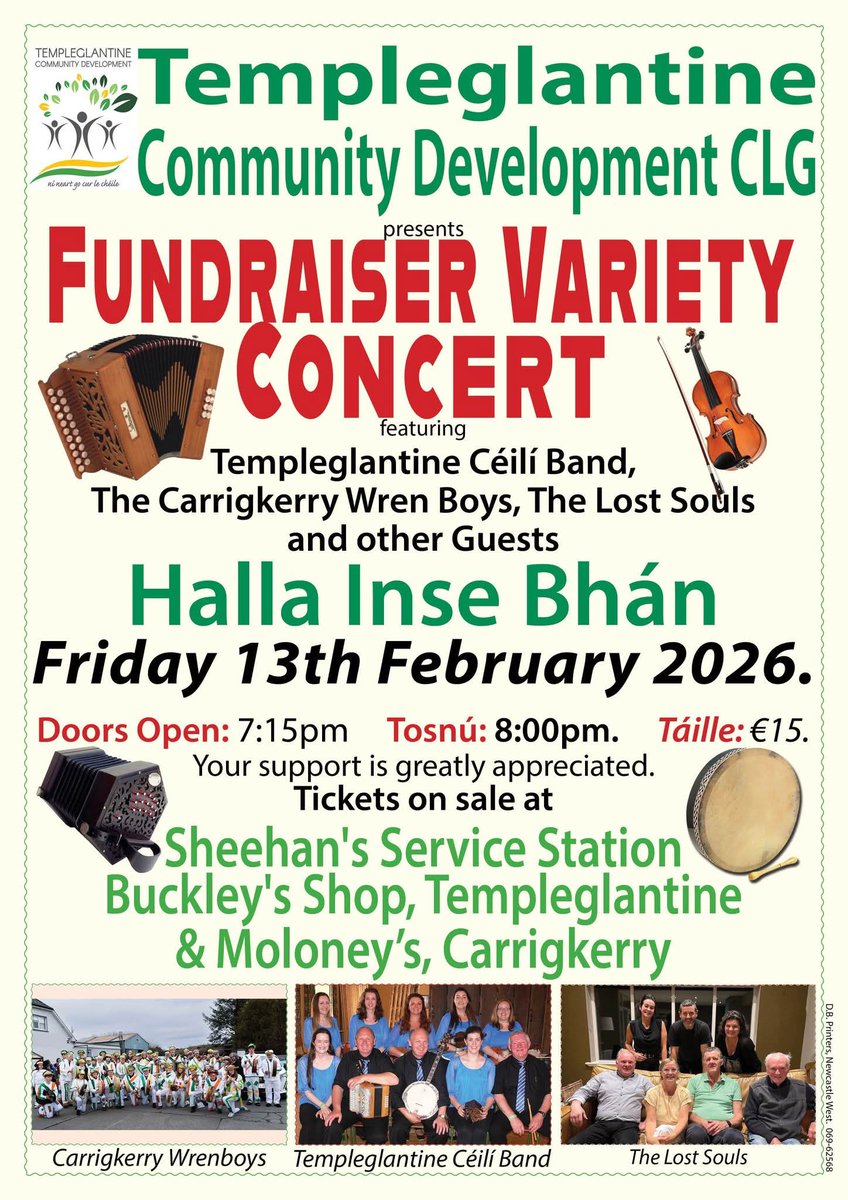 Get your tickets early, promises to be a sell out🪕🎶