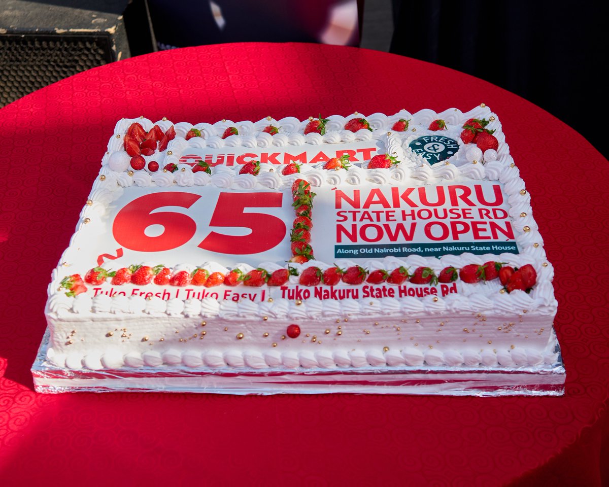QuickmartKenya's tweet photo. Doors are open, deals are loud!
Shop big at our Nakuru State House Road branch along Old Nairobi Road, near Nakuru State House.
Massive discounts and goodies waiting for you instore!
#QuickmartNakuruStatehouse
#NowOpen
#Quickmart65
#BeiNafuu
#FreshAndEasy https://t.co/2x1065MECB