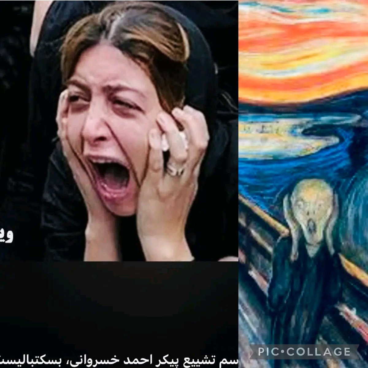 این فریاد مرگ بیگناهان است. گویی نقاشی دو قرن پیش این فریاد را شنیده است