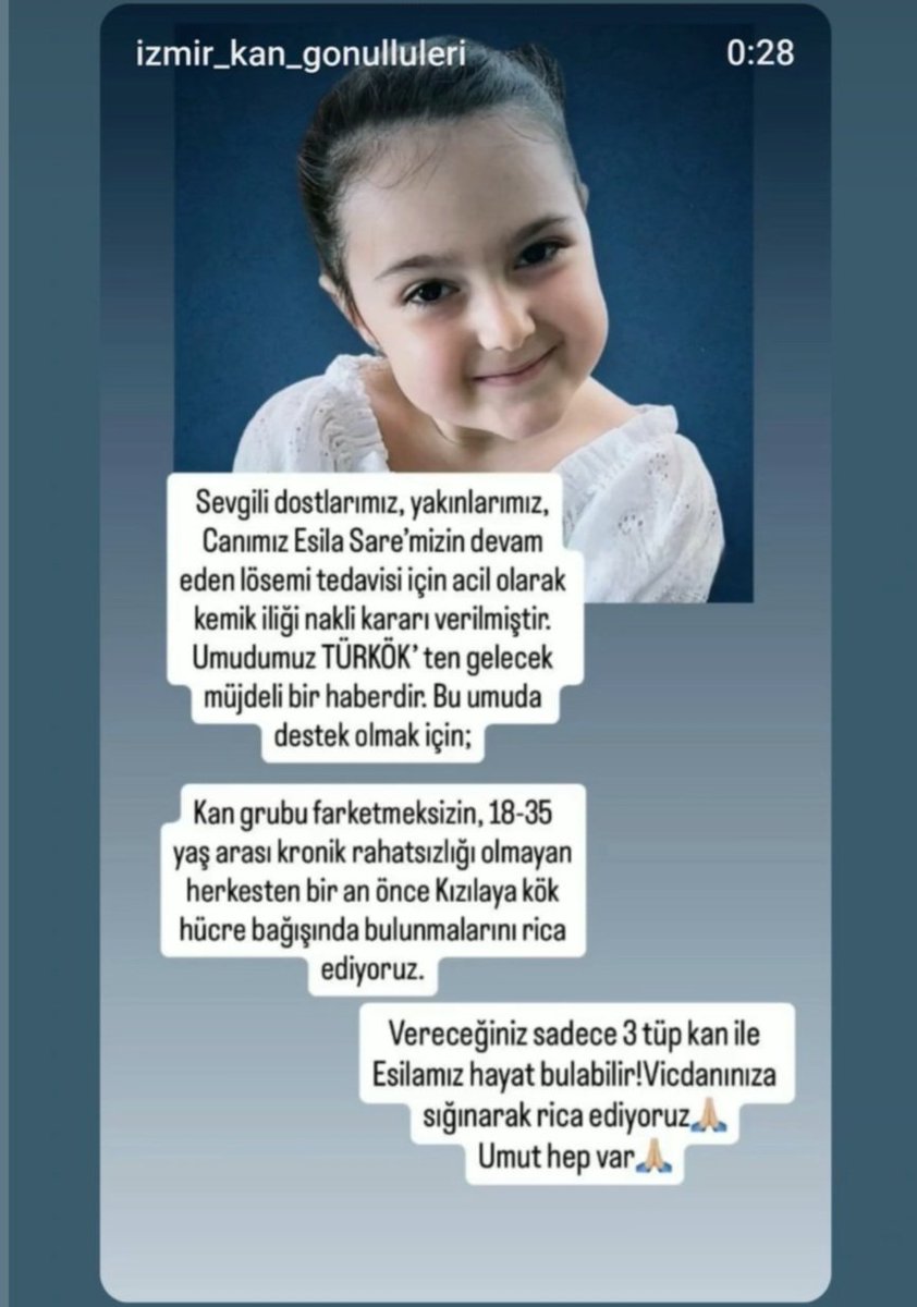 🔴 DM'den Geldi 🔴

Akrabasının ricası üzerine tekrar paylaşıyorum
Sizde paylaşırsanız sevinirim 
Bu minik kızımıza yardım elinizi uzatır mısınız?