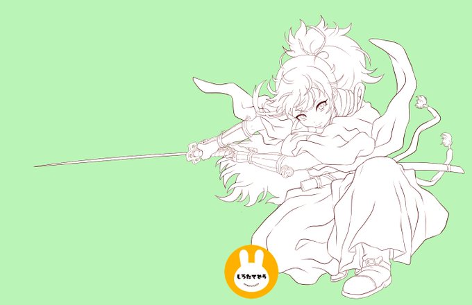 #サムライヴァンキッシュ
昨夜は結局夜更かしして線画までは描きました
色塗りはまた来週! 